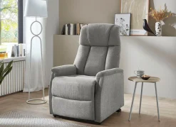 Outlet BADER Erstklassiker TV-Sessel mit Motor und Aufstehhilfe GRAU