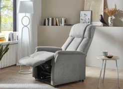 Outlet BADER Erstklassiker TV-Sessel mit Motor und Aufstehhilfe GRAU