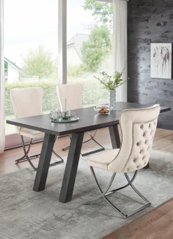 Best BADER Esstisch mit Auszug GRAFIT-GRAFIT