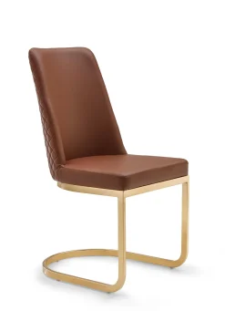 Discount BADER Esszimmermöbel braun-messing