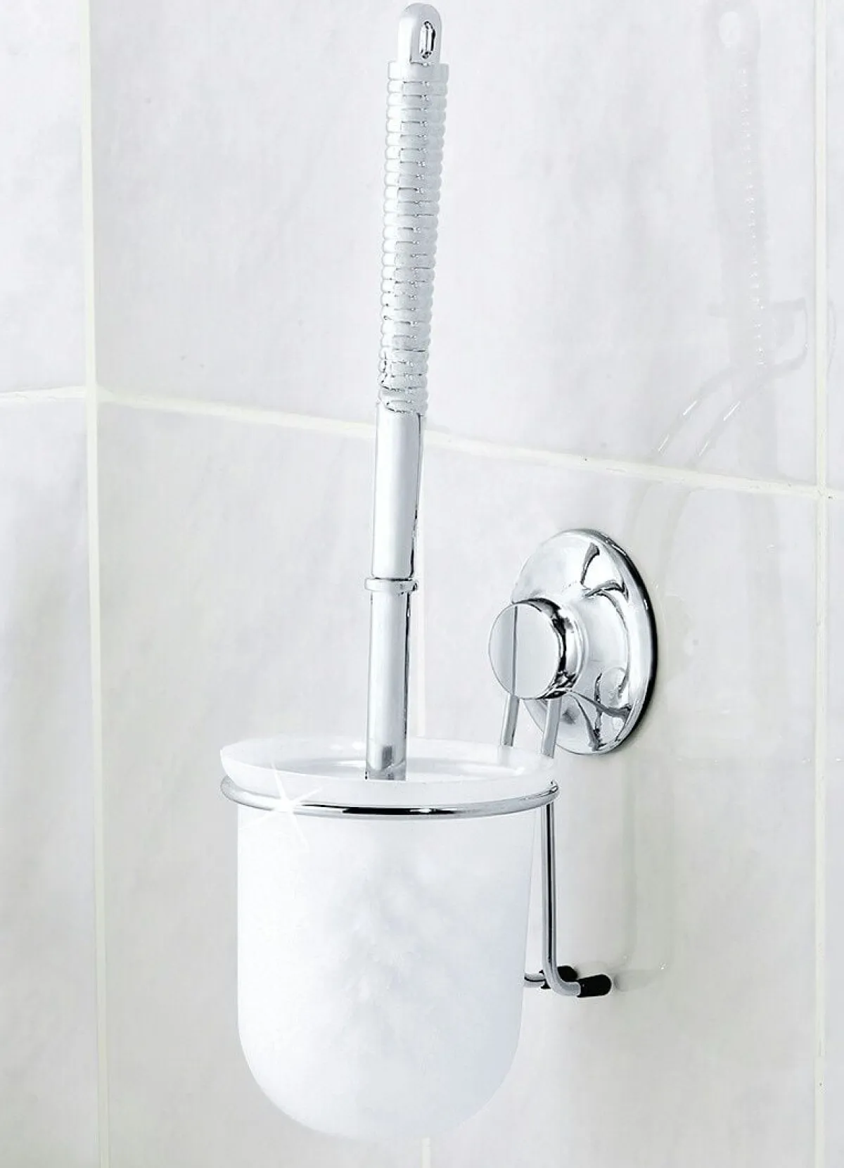 Hot BADER EVERLOC Vacuum-System WC-Bürsten-Halter CHROM