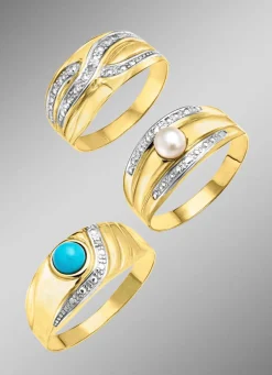 Discount BADER Exklusives Damenring-Set in Bicolor