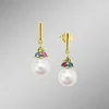 Outlet BADER Exquisite Eleganz Ohrstecker mit Süßwasser-Zuchtperlen und Edelsteinen