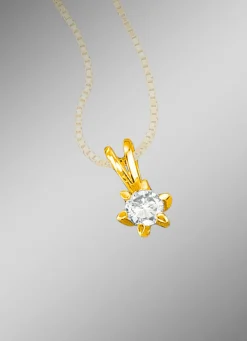 Discount BADER Exquisiter Solitär-Anhänger mit Brillant