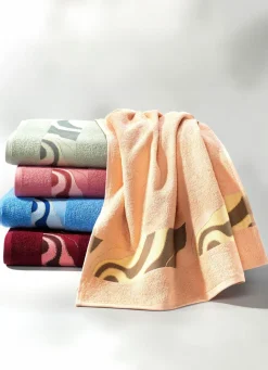 New BADER Fabelhafte Frottier-Serie mit bedruckter Jacquard-Bordüre