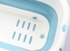 Sale BADER Faltbare Badewanne BLAU-WEISS