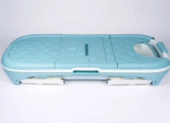 Sale BADER Faltbare Badewanne BLAU-WEISS