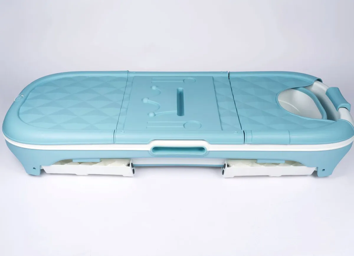 Sale BADER Faltbare Badewanne BLAU-WEISS