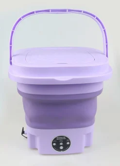 Sale BADER Faltbare Mini-Waschmaschine LILA
