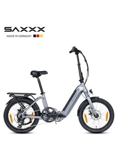 Online BADER Falt-E-Bike Foldi Comfort von SAXXX GRAU-SILBER-MATT