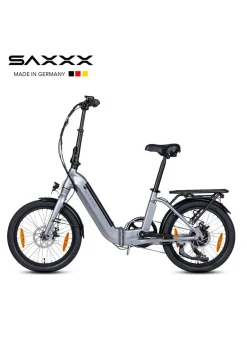 Online BADER Falt-E-Bike Foldi Comfort von SAXXX GRAU-SILBER-MATT