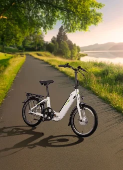 New Saxxx Falt-E-Bike MIFA Compact Comfort Plus SILBER