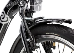 Best BADER Falt-E-Bike von Verocraft mit Stahl-Faltrahmen SCHWARZ
