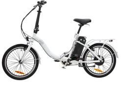 Online BADER Falt-E-Bike von Verocraft mit Stahl-Faltrahmen WEISS