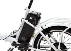 Online BADER Falt-E-Bike von Verocraft mit Stahl-Faltrahmen WEISS