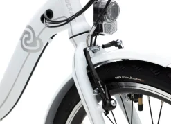 Online BADER Falt-E-Bike von Verocraft mit Stahl-Faltrahmen WEISS
