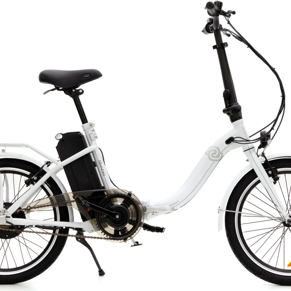 Online BADER Falt-E-Bike von Verocraft mit Stahl-Faltrahmen WEISS