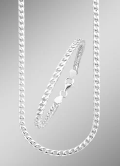 Discount BADER Fantasieketten-Garnitur mit markantem 4-kant Design