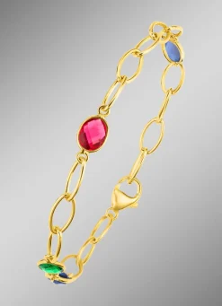 Online BADER Farbenfrohe Eleganz: Armband mit Quarzen in verschiedenen Farben