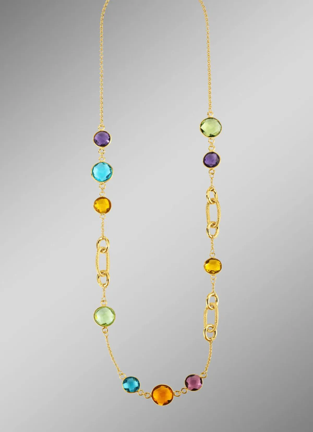 Best BADER Farbenfrohe Eleganz: Halskette mit Quarzen