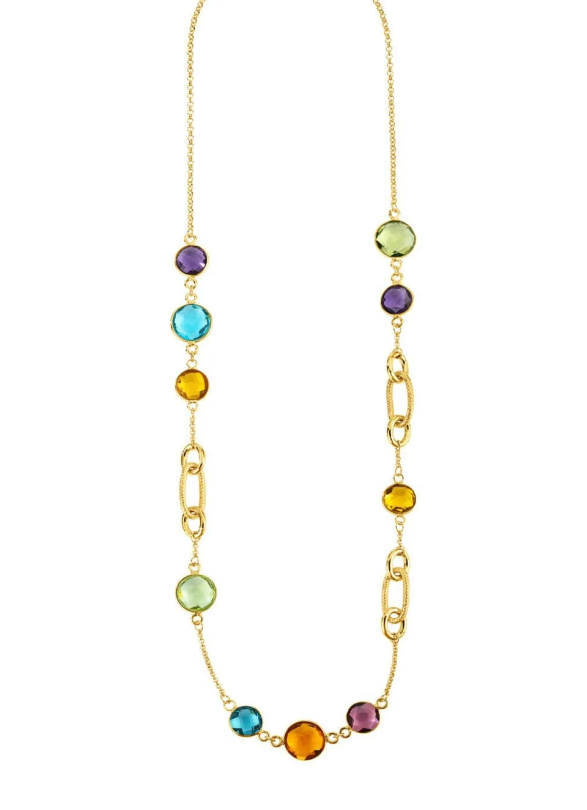 Best BADER Farbenfrohe Eleganz: Halskette mit Quarzen