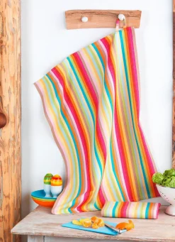 Hot CAWÖ Farbenfrohe Geschirrtücher, 2er-Set MULTICOLOR