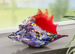 Sale BADER Farbenfrohe Glasfiguren BLAU-ROT