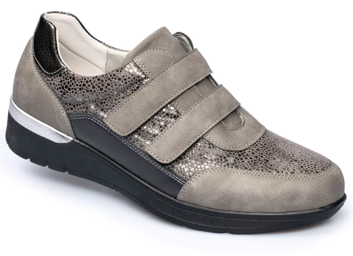 Clearance BADER Federleichter Komfort-Sneaker GRAU