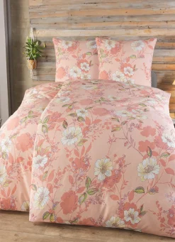 Outlet BADER Feinbiber Bettwäsche-Garnitur von Castell APRICOT