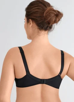 Clearance BADER Felina Bügel-BH mit elastischer Stickereispitze SCHWARZ