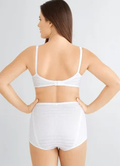 Sale BADER Felina BH mit Strukturmuster WEISS