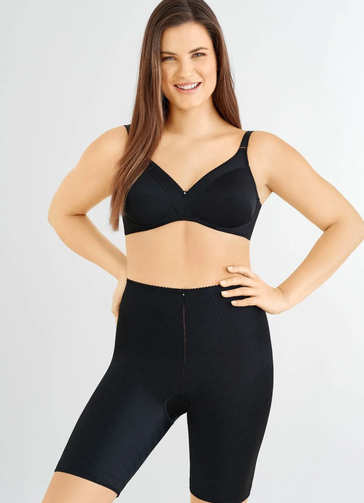 Discount FELINA Miederhose mit langem Bein SCHWARZ