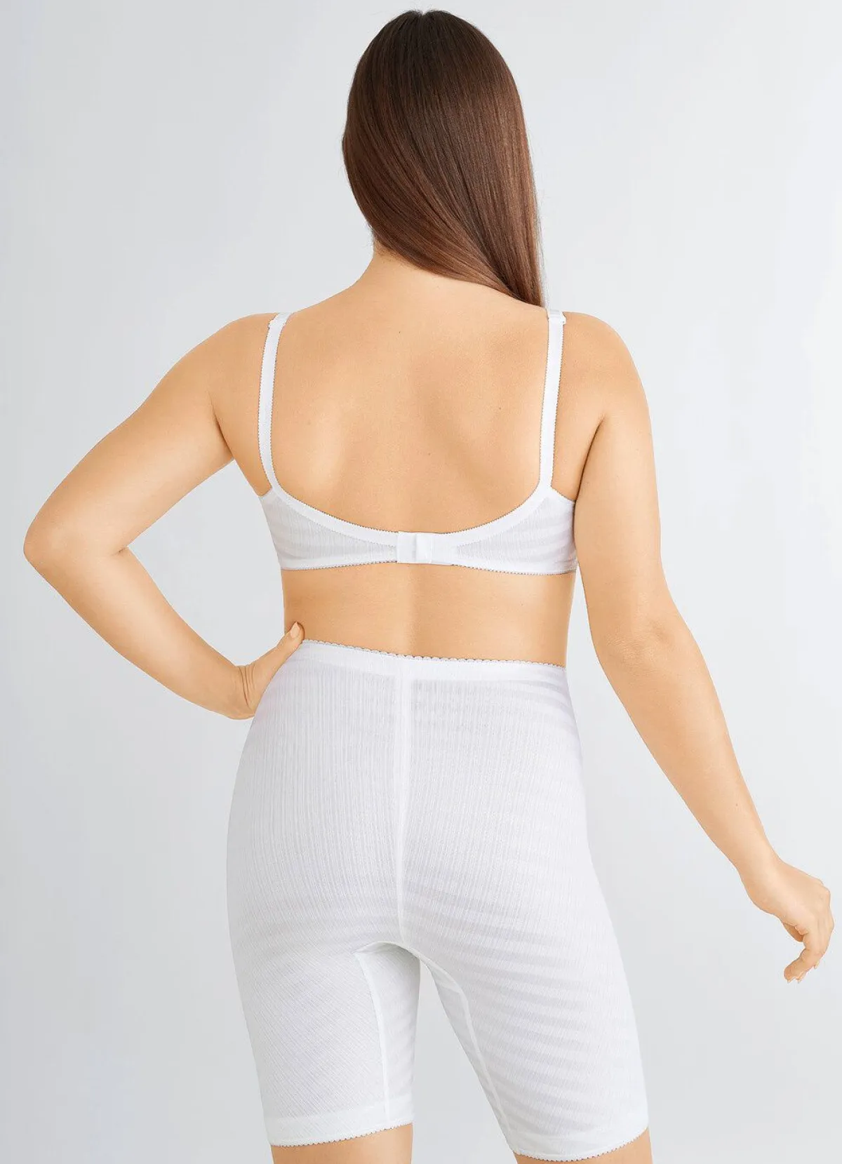 FELINA Miederhose mit langem Bein WEISS