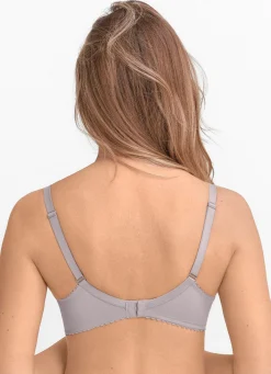 Clearance BADER Felina-Bügel-BH mit hochwertiger Stickerei PERLGRAU
