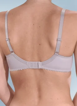Clearance BADER Felina-Bügel-BH mit hochwertiger Stickerei PERLGRAU