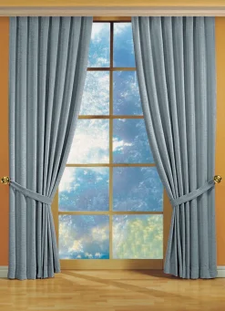 Hot CHENILLE Fensterdekoration aus schwerer Thermo--Qualität SILBER