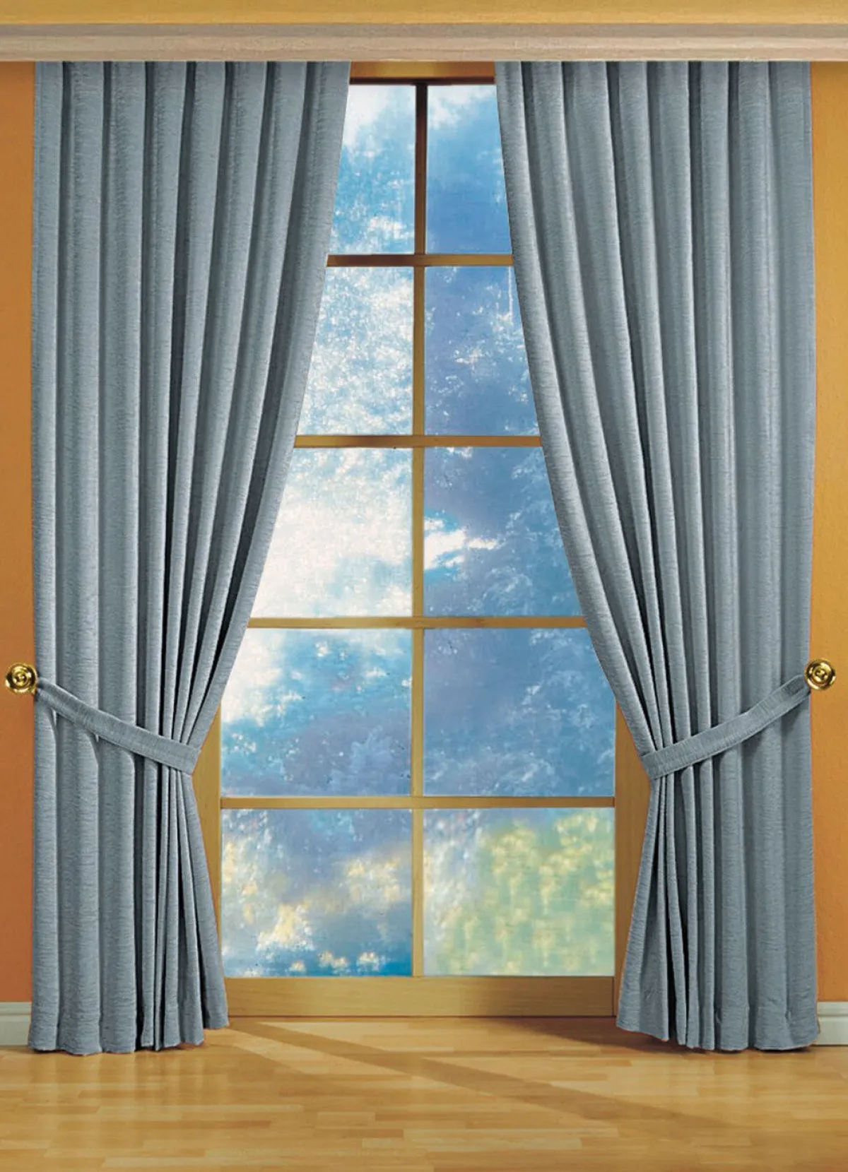 Hot CHENILLE Fensterdekoration aus schwerer Thermo--Qualität SILBER