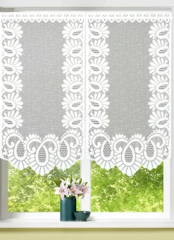 Outlet Webana Fenster- oder Türbehang aus Jacquard WEISS