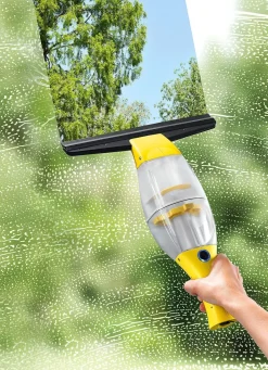 Outlet BADER Fensterreiniger-Set mit automatischer Saugfunktion GELB