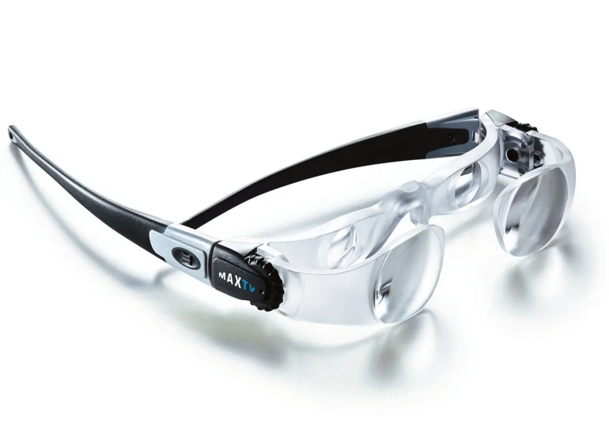 New BADER Fernsehbrille SCHWARZ