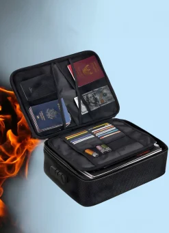 Clearance BADER Feuerfester Dokumentenkoffer SCHWARZ