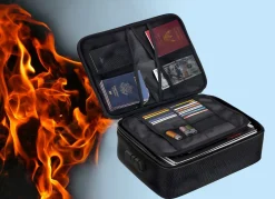 Clearance BADER Feuerfester Dokumentenkoffer SCHWARZ