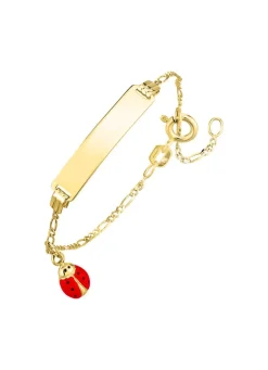 Online BADER Figaroketten-Armband mit Marienkäfer