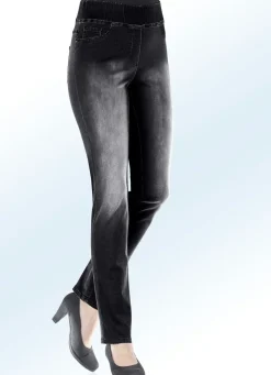 Outlet BADER Figurformende Jeans SCHWARZ