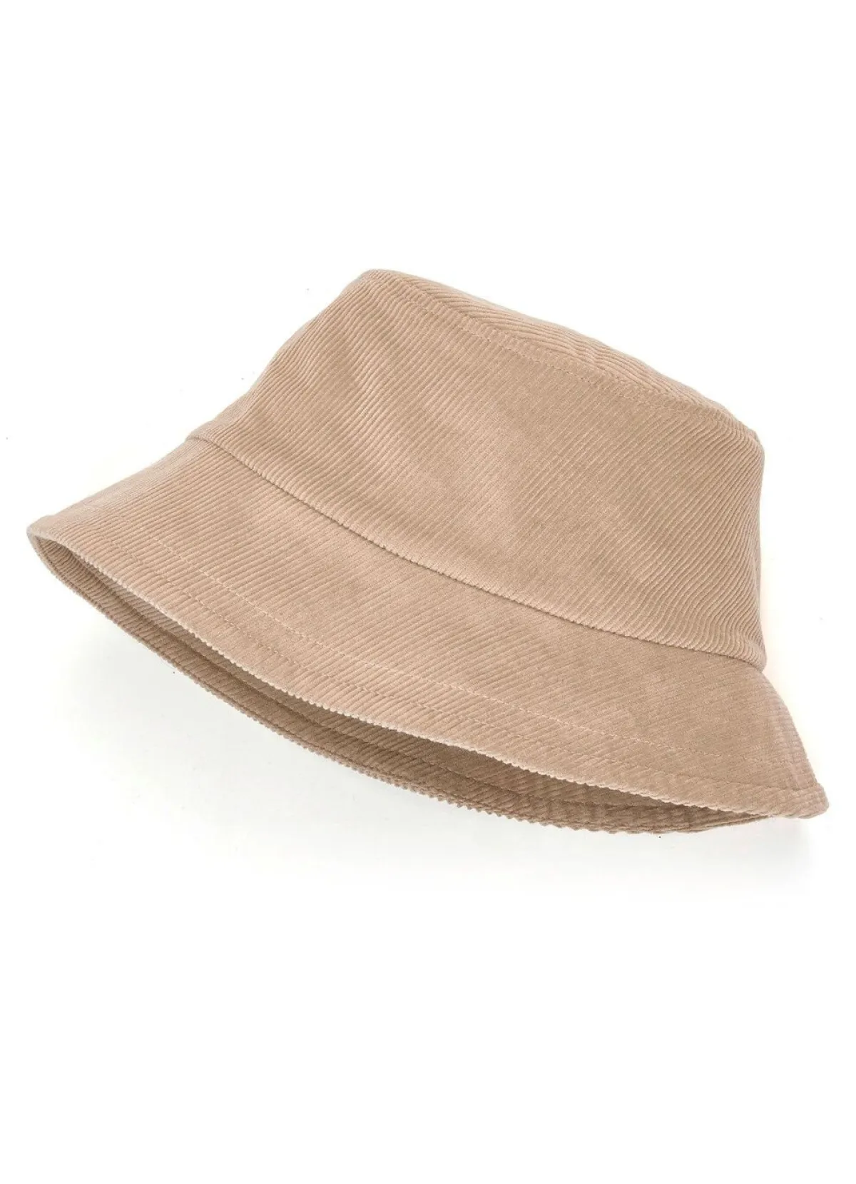 Clearance KLAUS MODELLE MADE IN GERMANY Fischer-Hut aus elastischem Cordstoff BEIGE