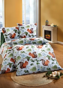 Sale BADER Flanell Bettwäsche-Garnitur MULTICOLOR