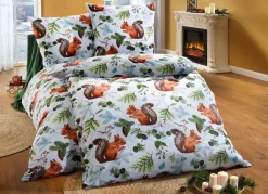 Sale BADER Flanell Bettwäsche-Garnitur MULTICOLOR
