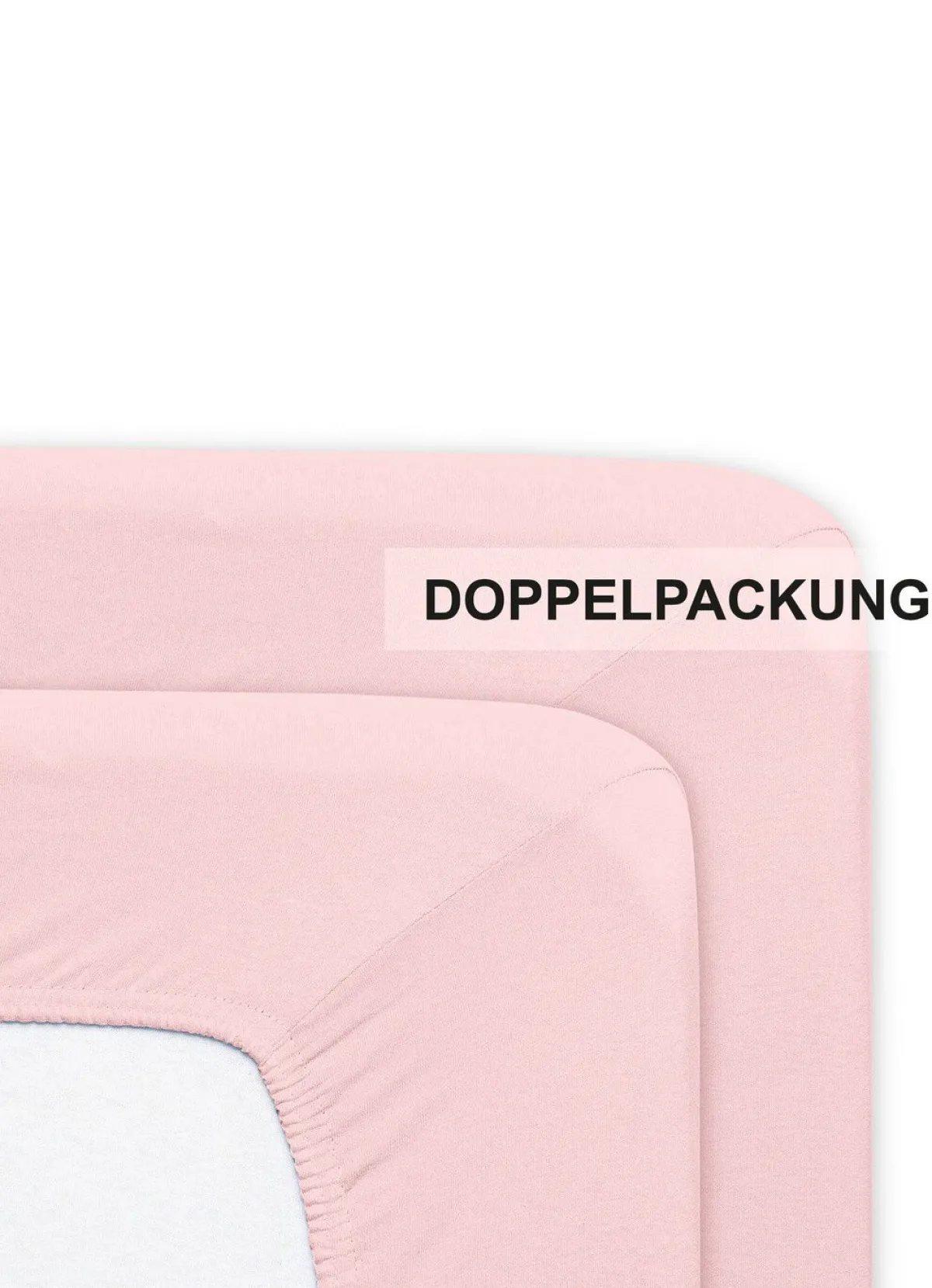 Best FLORELLA Flausch-Biber-Spannbetttücher aus Baumwolle ROSÉ