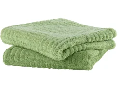 Outlet BADER Flauschig weiche Frottier-Serie mit Hoch-Tief-Struktur GRÜN