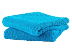 Best BADER Flauschig weiche Frottier-Serie mit Hoch-Tief-Struktur BLAU